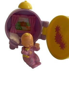 Vintage 90s Mimi and the Goo Goos Teddykins and his alarm clock mini collectible